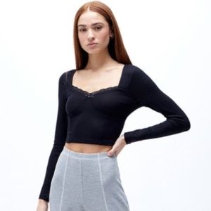 PacCares Lace Long Sleeve Top